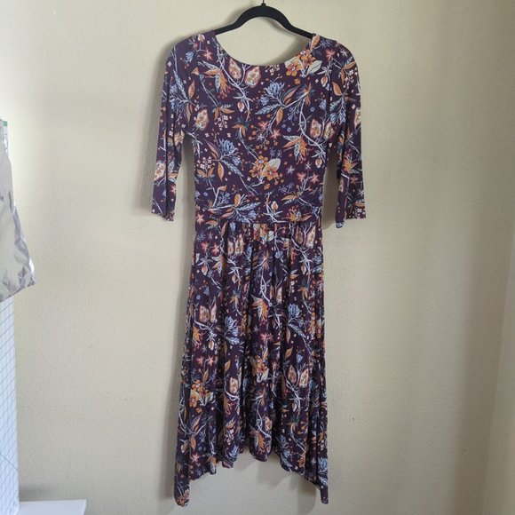 Anthropologie | Maeve Floral Asymmetrical Dress - Picture 7 of 11